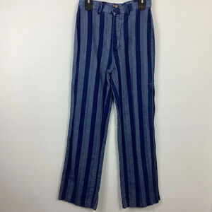 Free People Side Split Wide Leg Jeans Size 26